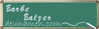 Barbe Balzer Visitenkarte